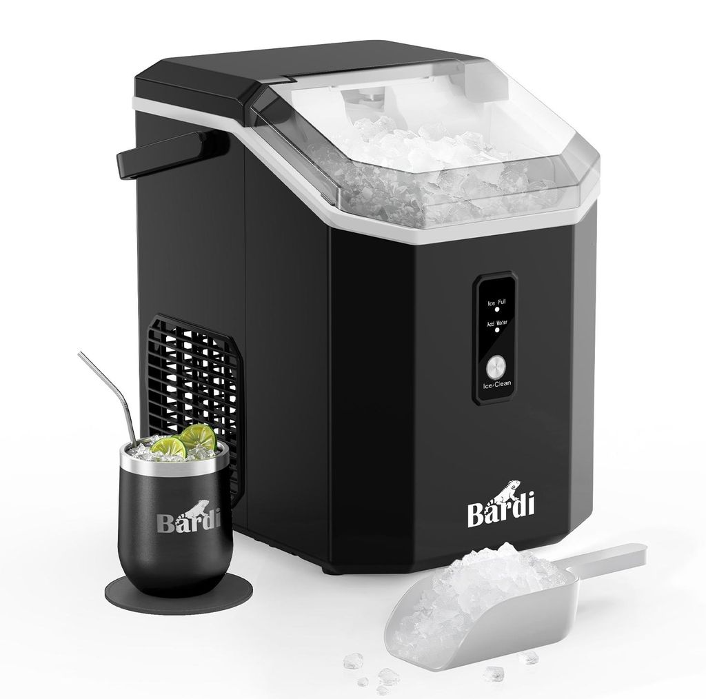 Bardi – Quadratische Eiswürfelmaschine – 1,1 l – Mit m Produktbild 