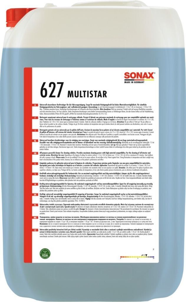 SONAX Allzweckreiniger 06277050 47,9cm 25L Kanister 28,145 28,274kg
