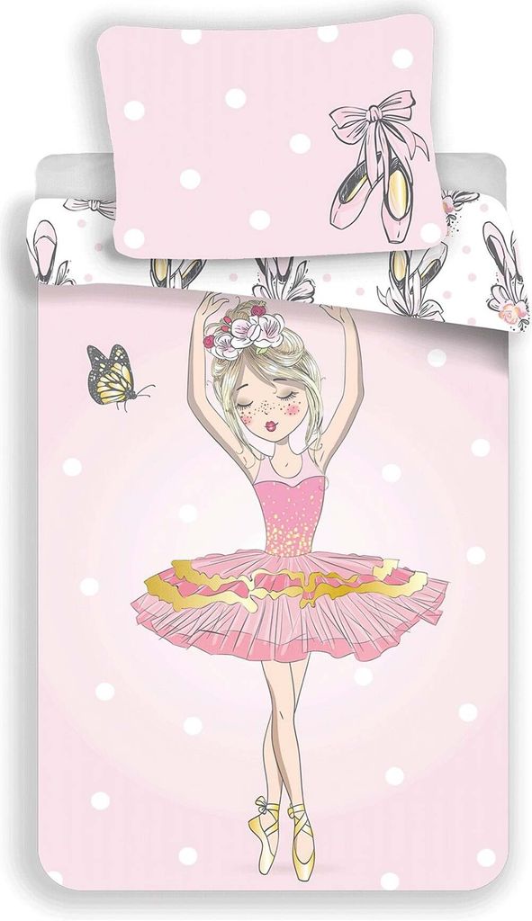 Pościel w zestawie Ballerina 140/200, 70/90 Zdjęcie produktu 