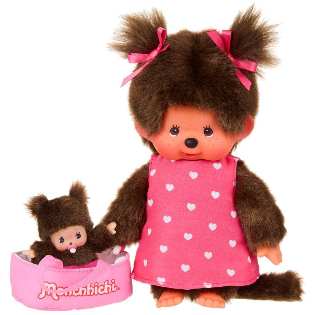 Monchhichi - avec MiniBebichhichi dans le panier de Image du produit 