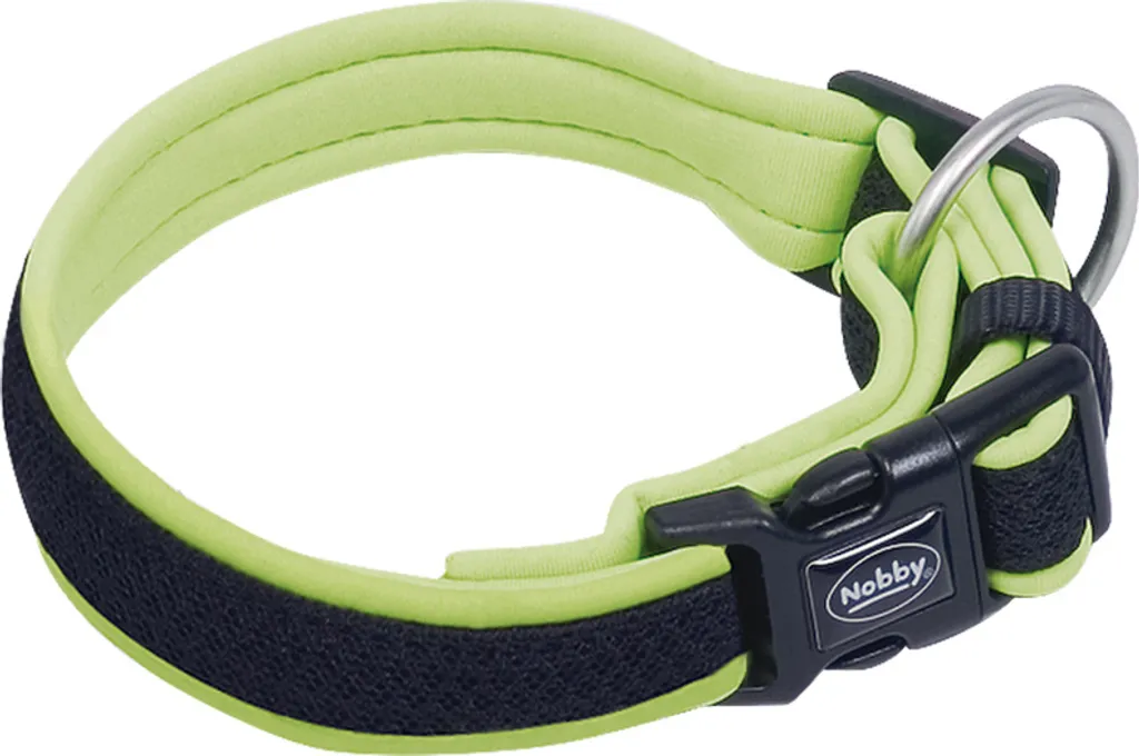 Nobby collare "Mesh Preno" L: 40-55 cm, Larg: 25/35 mm giallo neon