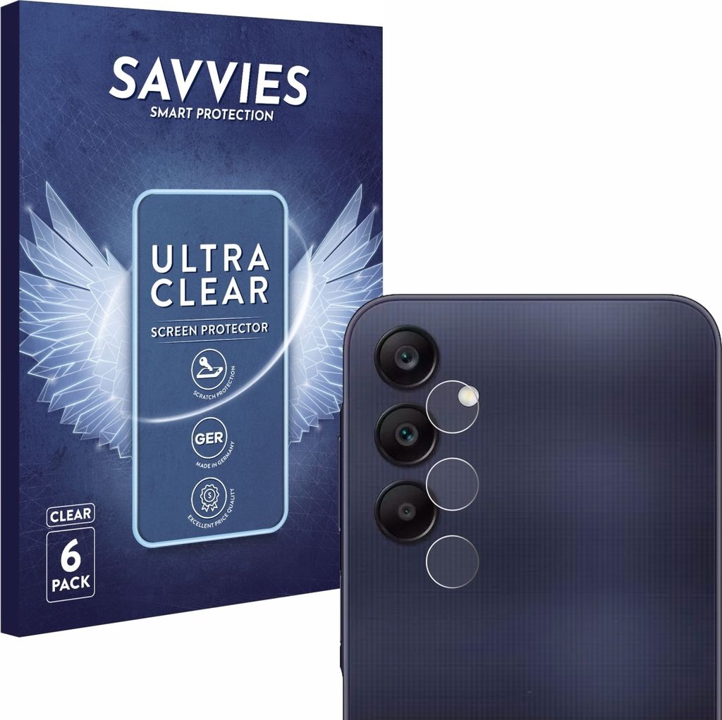 6x Für Samsung Galaxy A25 5G (NUR Kamera) Schutzfolie Produktbild