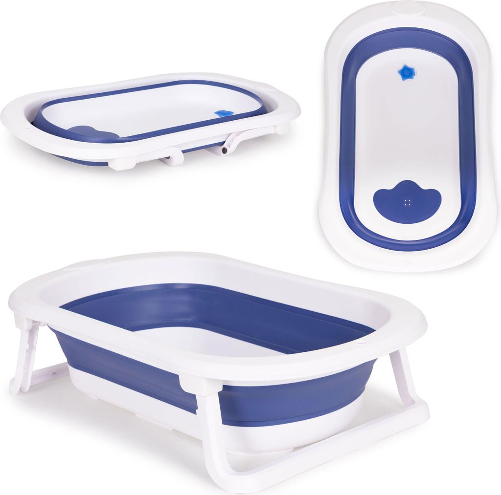 ECOTOYS skladacia detská vanička 0–12 mes s odtokom, Obrázok produktu 