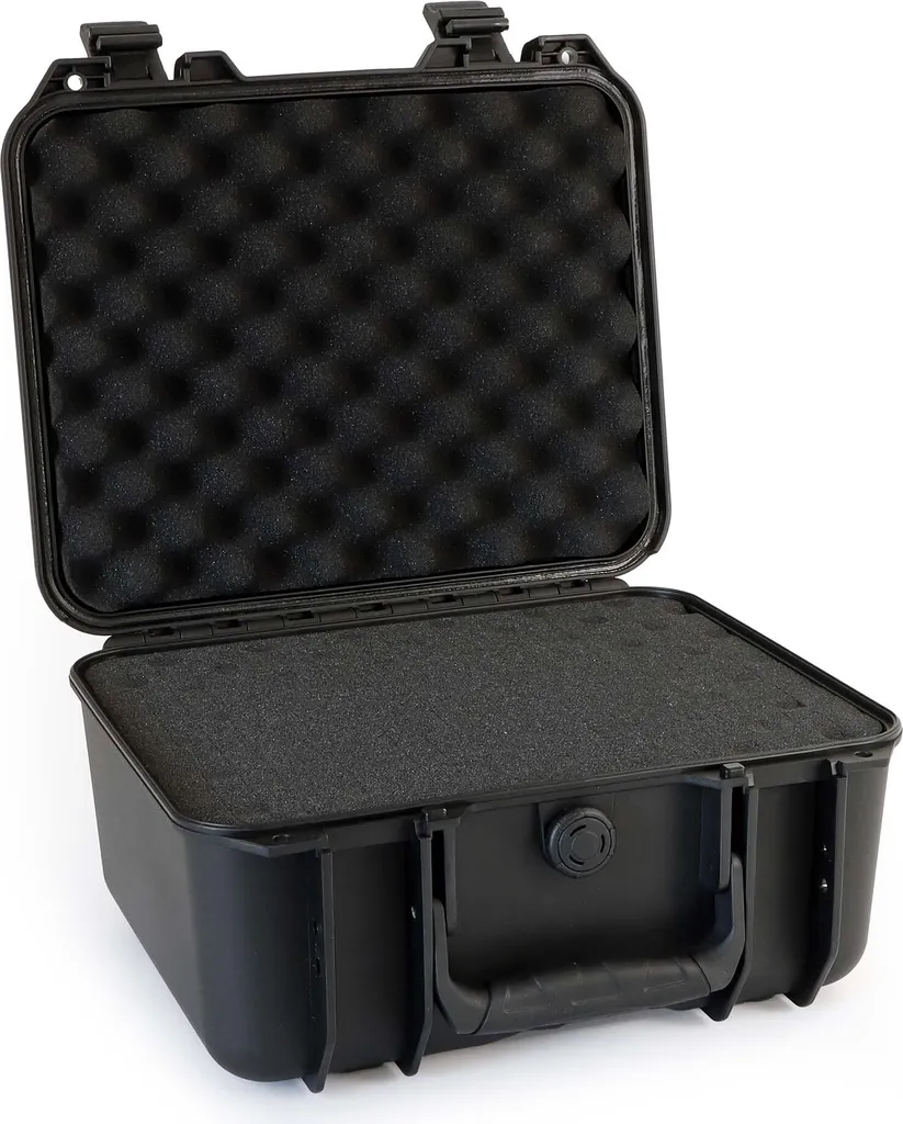 Wiltec Mallette de Transport Robuste 36x31x17cm en PP avec Mousse Cube
