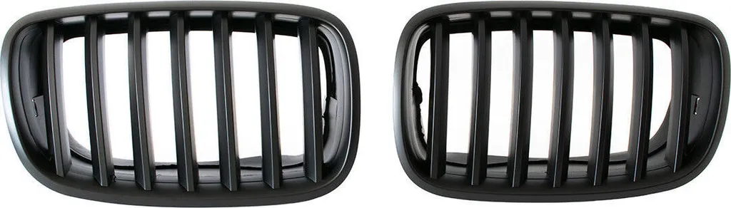 Calandre de radiateur double pont noire pour BMW X5 E70 2006-2009