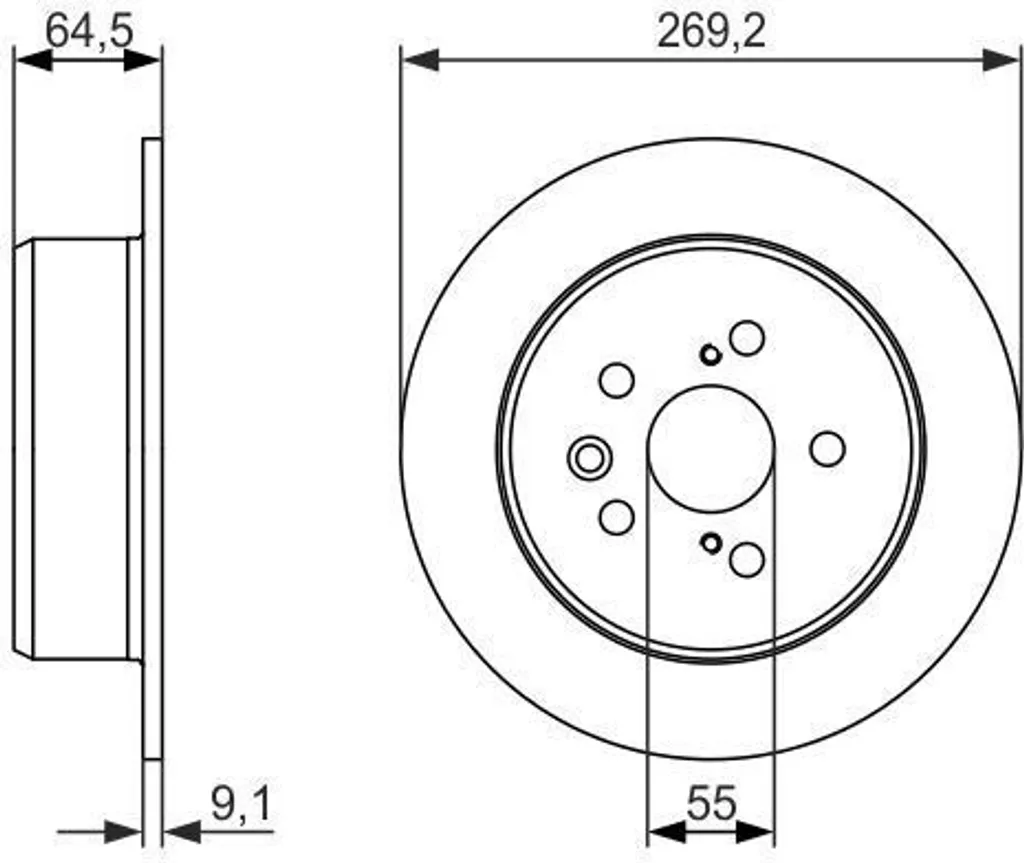 Améliorez votre freinage sur Toyota Celica avec le disque Bosch 0986479336