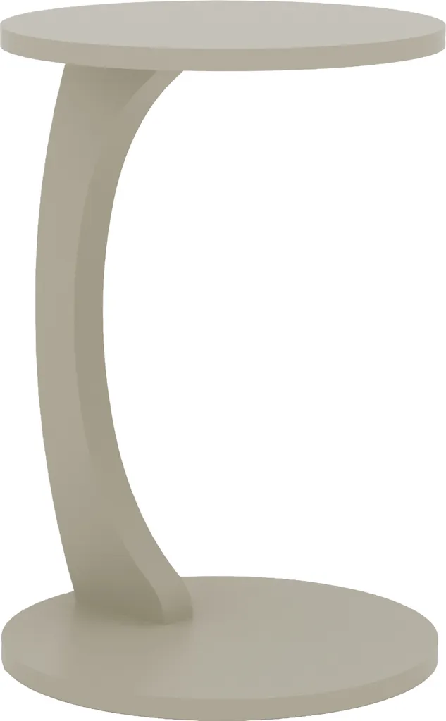 Table d'appoint pour ordinateur portable en forme de C avec roulettes