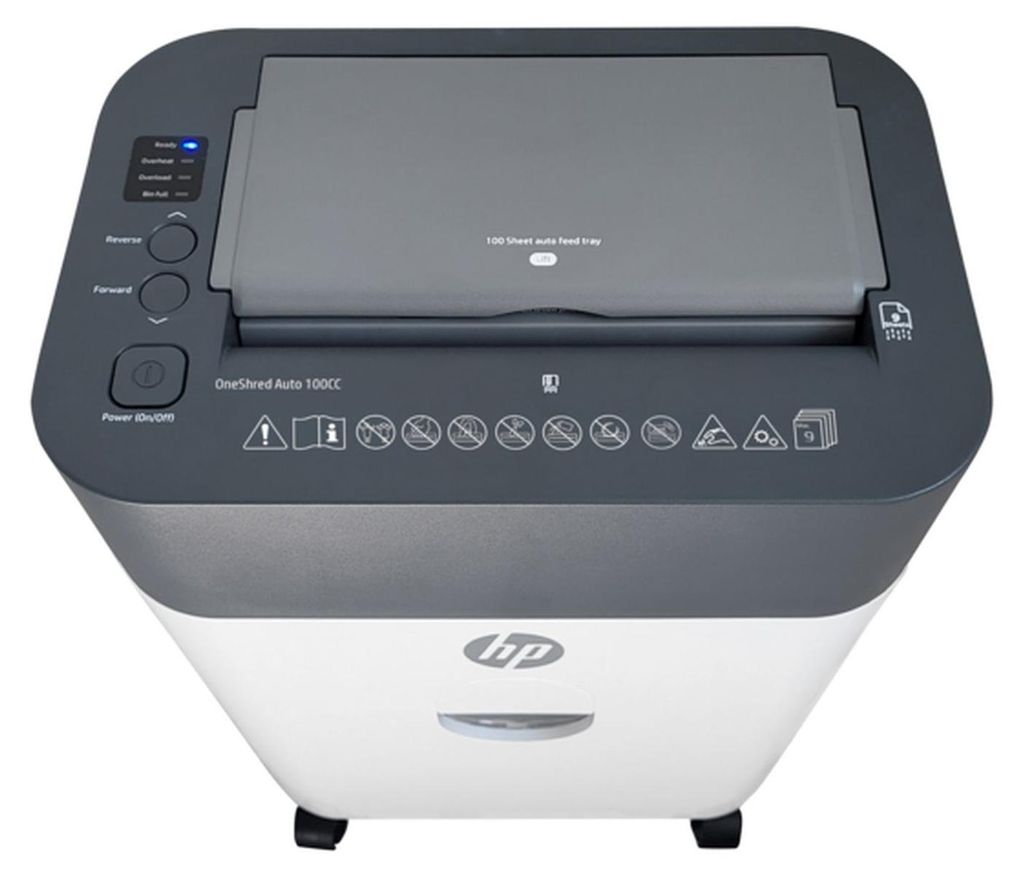 HP OneShred Auto 100CC, Rozdrabnianie krzyżowe, 22 cm, 4.3 Zdjęcie produktu 