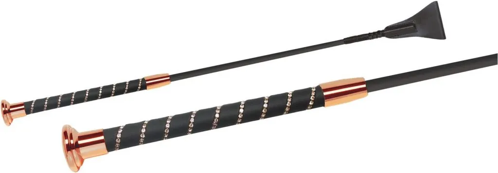 Fleck Silk Touch Crystal Oro Rosa 60 cm | Frustino Salto Ostacoli