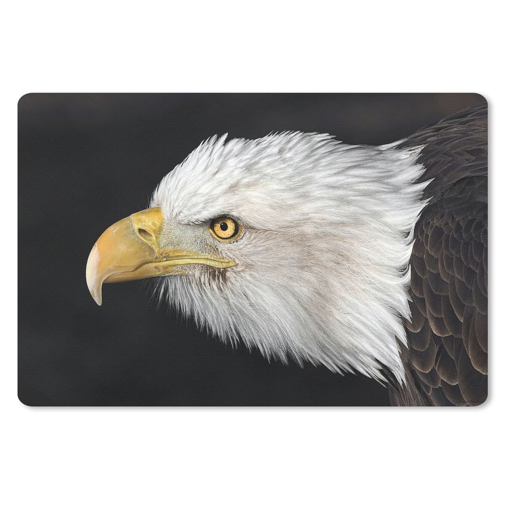 MuchoWow Mauspad Mousepad Adler - Vogel - Schnabel - Augen 27x18 cm - Mousepads - Maus Mat - Pad - Mausunterlage - Büroartikel - Desk Matten