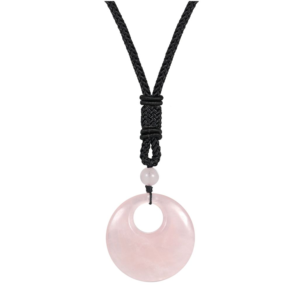 Halskette für Damen GEMSTONE EYE - ROSENQUARZ Produktbild 