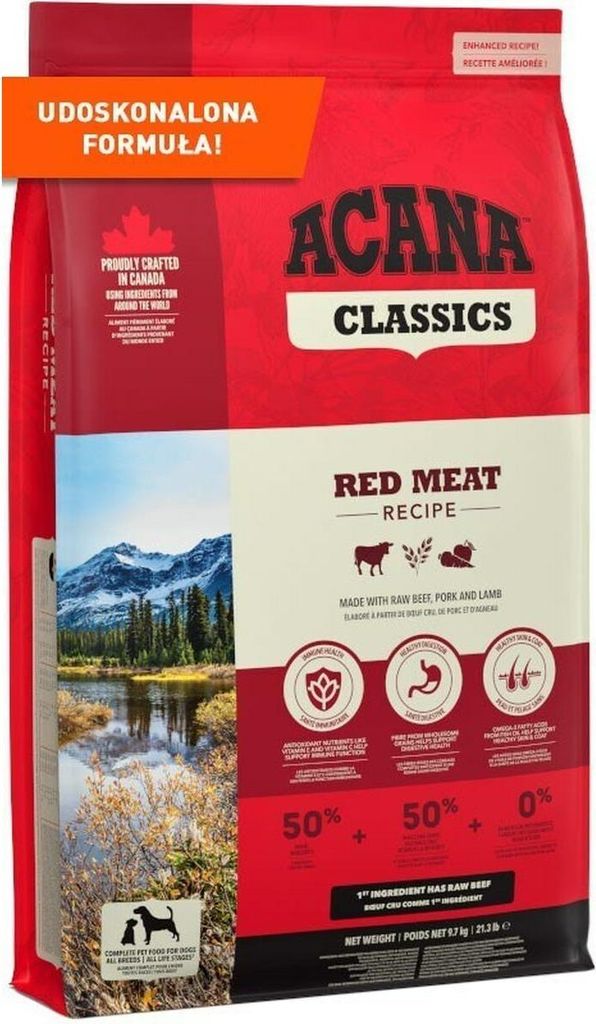 ACANA Classics Red Meat - sucha karma dla psów - 9,7 kg Zdjęcie produktu 