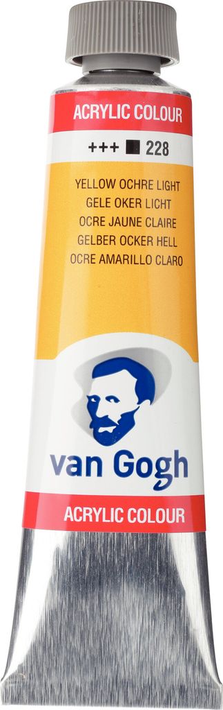 Van Gogh Acrylfarbe Tube 40 ml Gelber Ocker Hell 228