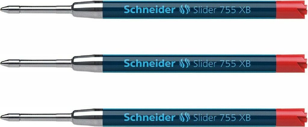 Schneider Slider Kugelschreiber Mine XB 3er-Set rot