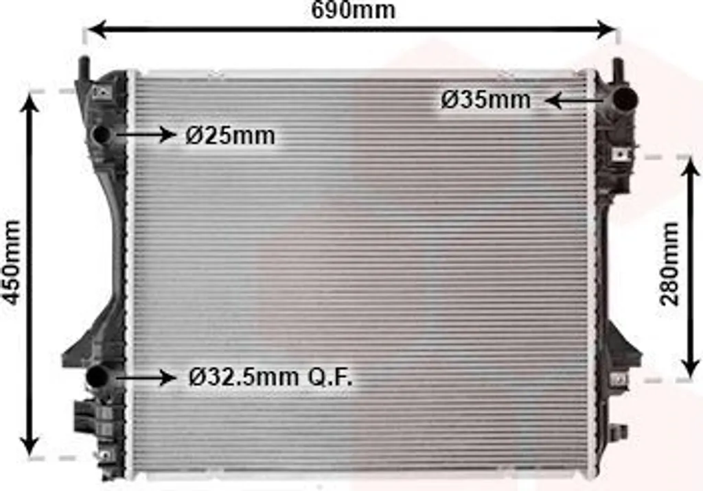 Radiateur d'eau pour réparer le moteur de votre JAGUAR S-Type