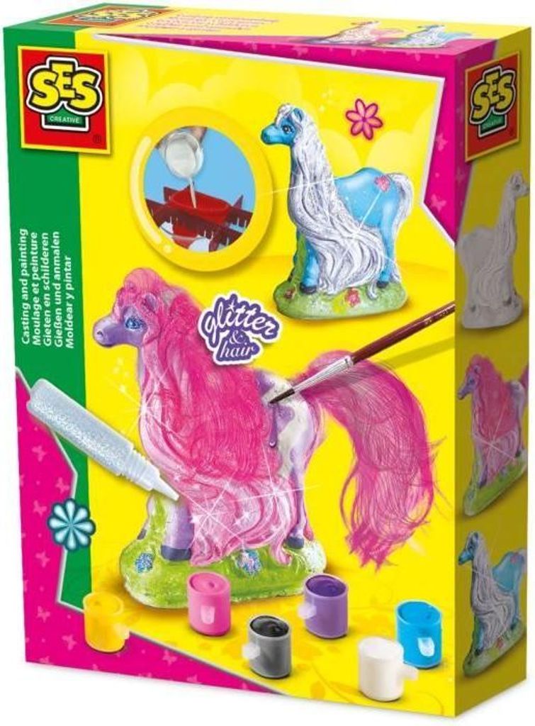 Casting and painting - SES CREATIVE - Horse with mane - Productafbeelding 