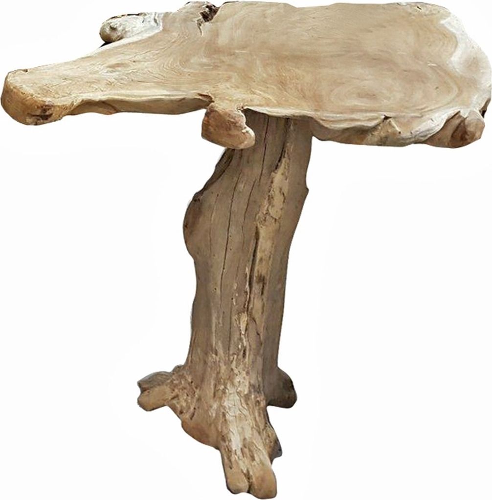 Bartisch >Surga< in natur aus Wurzelteak - 100x75x102cm (LxBxH)