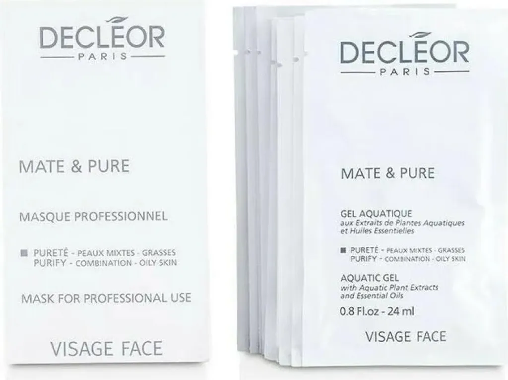Masque Decléor Mate & Pure 10x5g - Soin Visage Matifiant Professionnel