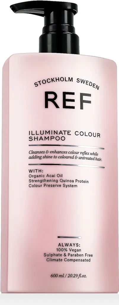 REF Illuminate Colour Shampooing 600 ml pour Cheveux Colores et Meches