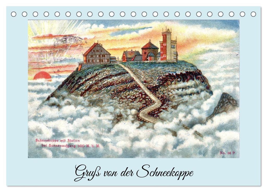 Gruß von der Schneekoppe (Tischkalender 2027 DIN A5 quer), CALVENDO Monatskalender