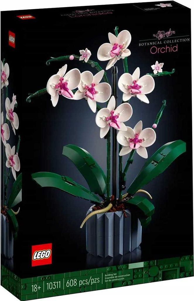 LEGO Icons Detailgetreuer Orchidee Modellbausatz 10311, 39 Produktbild 
