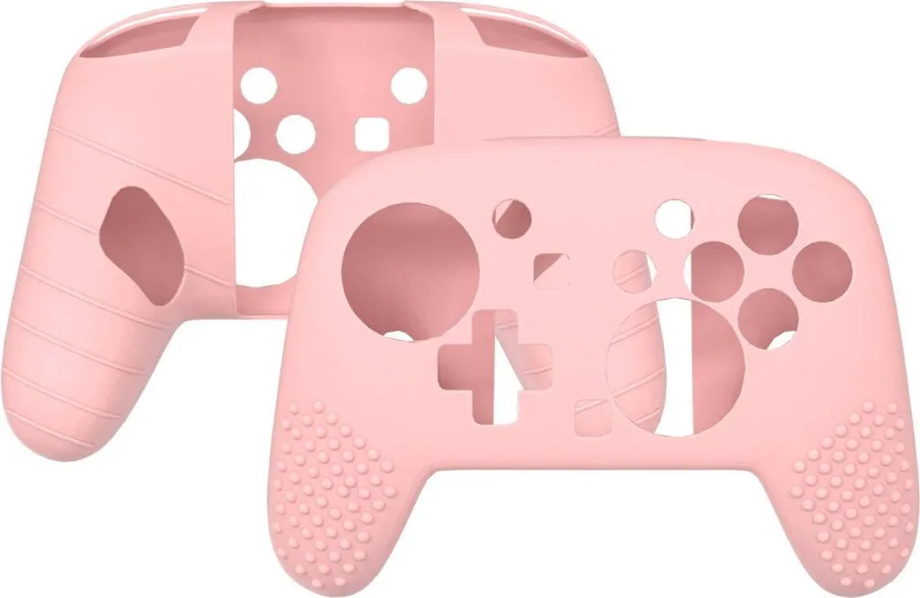 Custodia Silicone Rosa Switch 2 Pro Set da 2 | Protezione Morbida INF