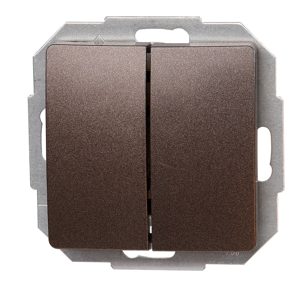 Kopp Paris palisander-braun Wechsel/Wechselschalter