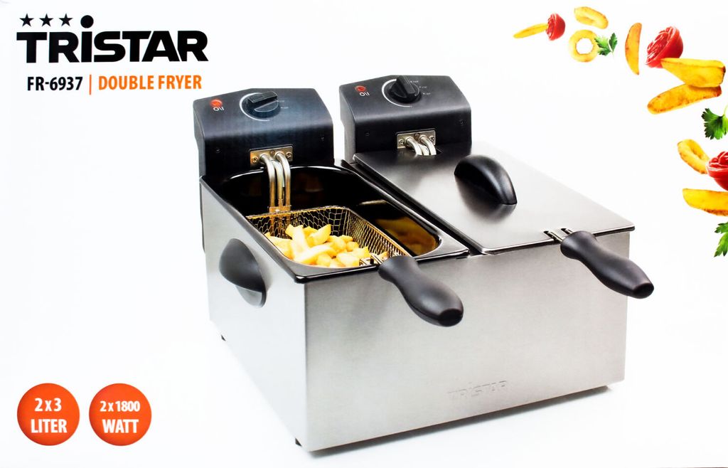 VEVOR 295 X 235 X 150 Mm Commercial Elektro-Fritteuse Tief Doppel Kaltzonen Fritteuse 6l 5000w 220v Fuer Schnellrestaurants Snackbars Vevor VEVOR 295 X 235 X 150 Mm Commercial Elektro-Fritteuse Tief Doppel Kaltzonen Fritteuse 6l 5000w 220v Fuer Schnellrestaurants Snackbars Vevor