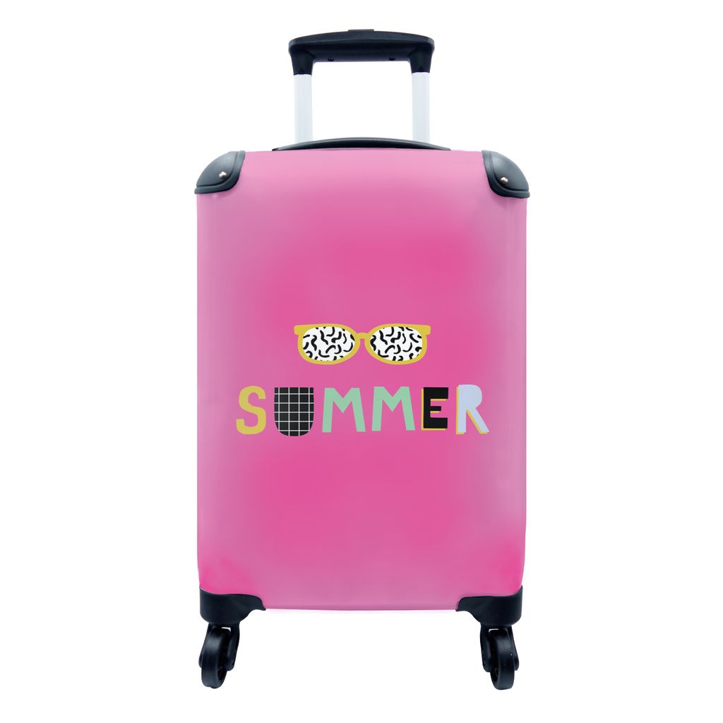 MuchoWow® Koffer Handgepäck Trolley Rollkoffer Kleine Produktbild 