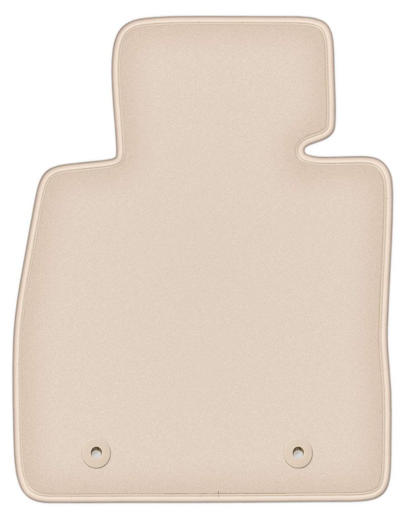 DURBAN Beige Velours-Fahrerfußmatte für Mazda 2 IV Produktbild 