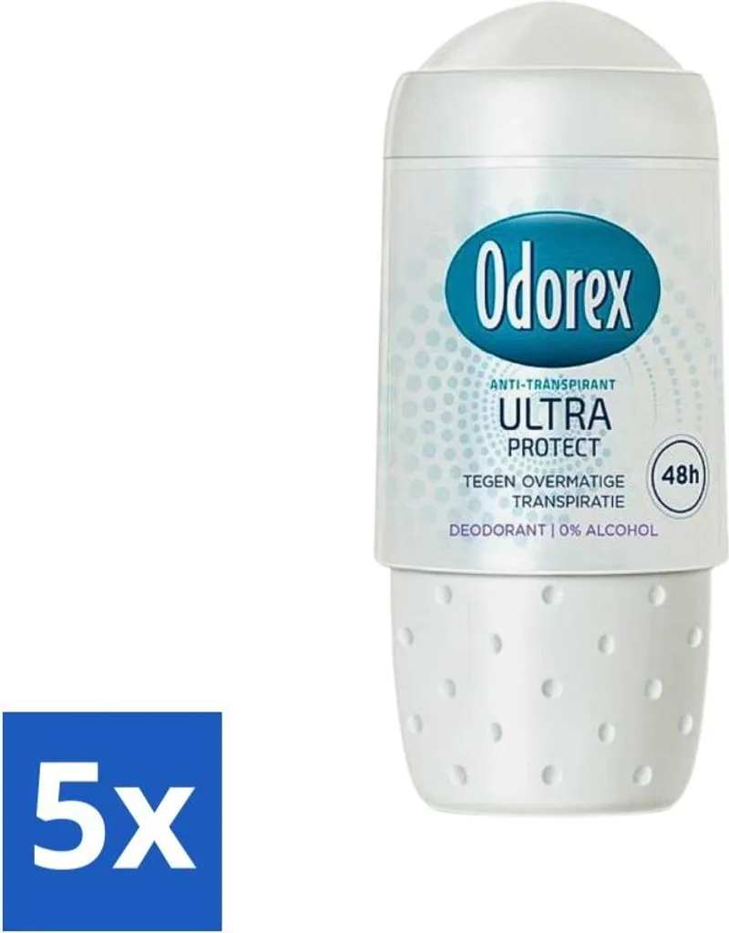 Odorex Deodorant Roller Ultra Protect 50ml - Set 5 Pezzi Risparmio