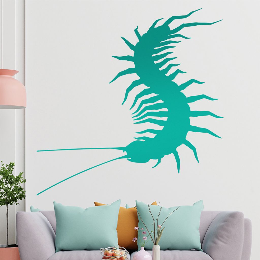 KIWISTAR Käfer - Insekt Krabbeltier Wirbel Wandtattoo in 6 Größen - Wandaufkleber Wall Sticker - Dekoration, Küche, Wohnzimmer, Schlafzimmer, B...