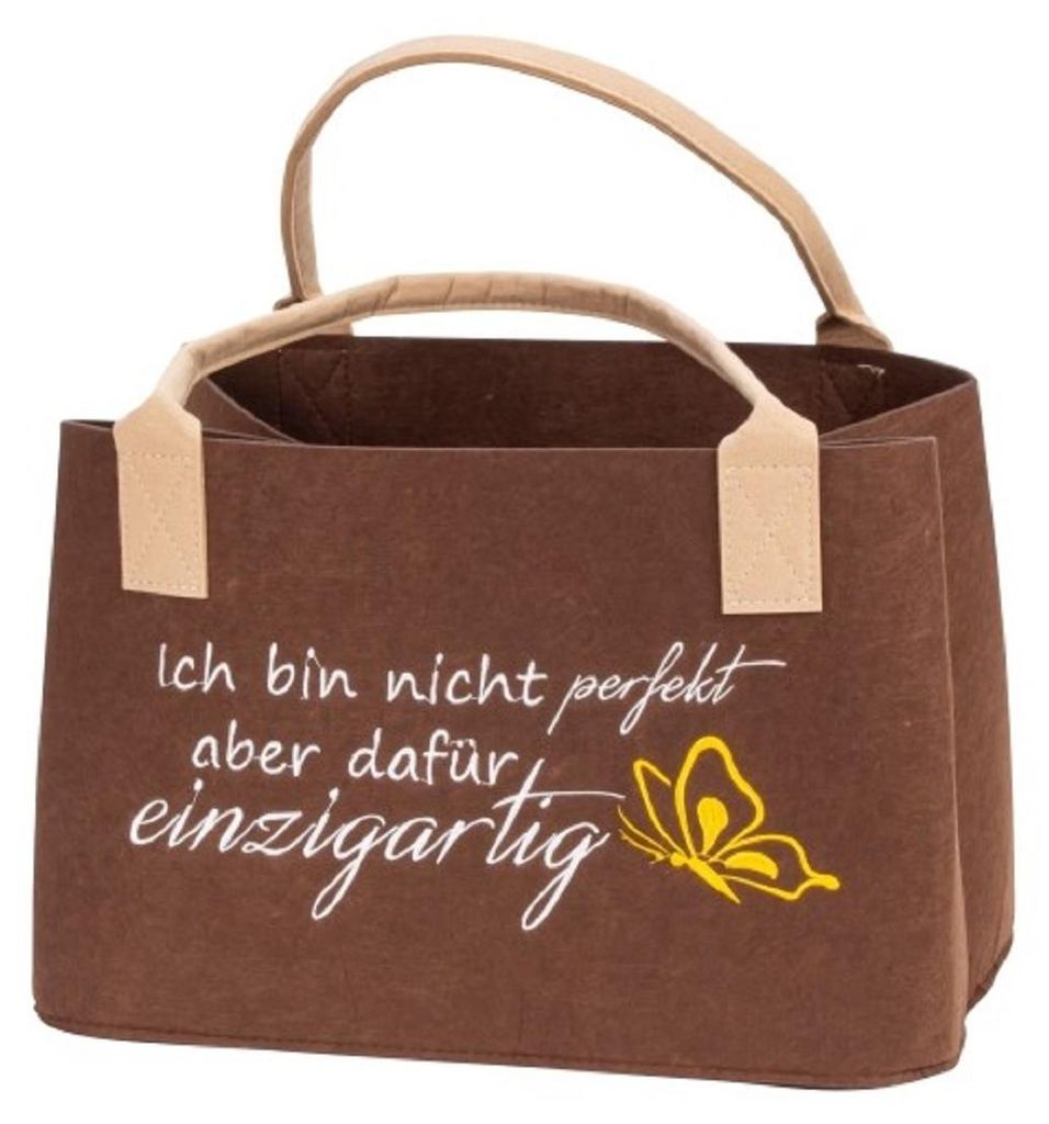 Mel-O-Design 2716 Filz Tasche Shopper mit Spruch "Ich bin Produktbild 
