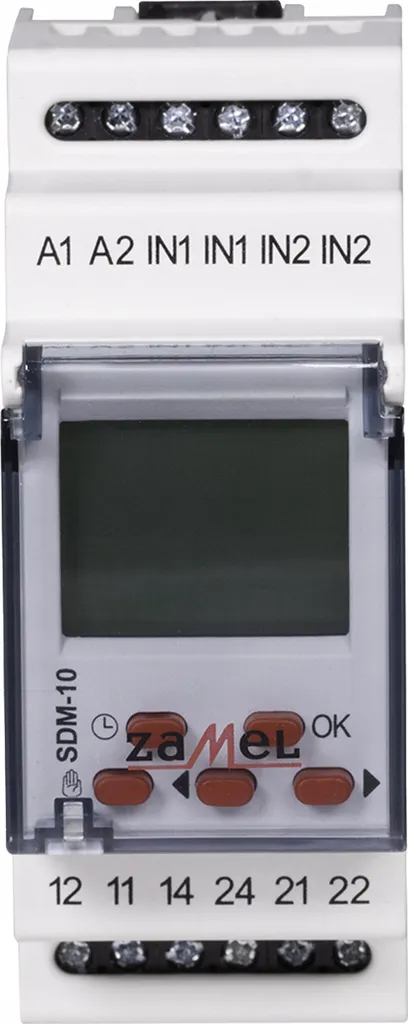 Commande de sonnette d'école SDM-10/U 24-250V AC et 30-300V DC polyvalente - 2
