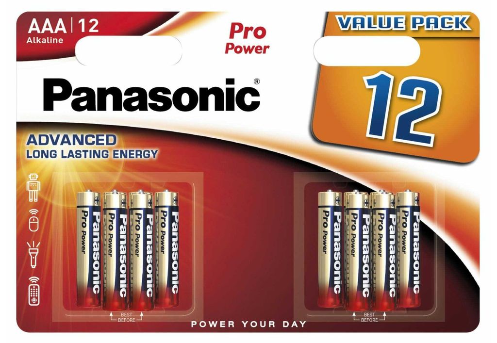 1x12 Panasonic Pro Power LR 03 Micro AAA Produktbild 