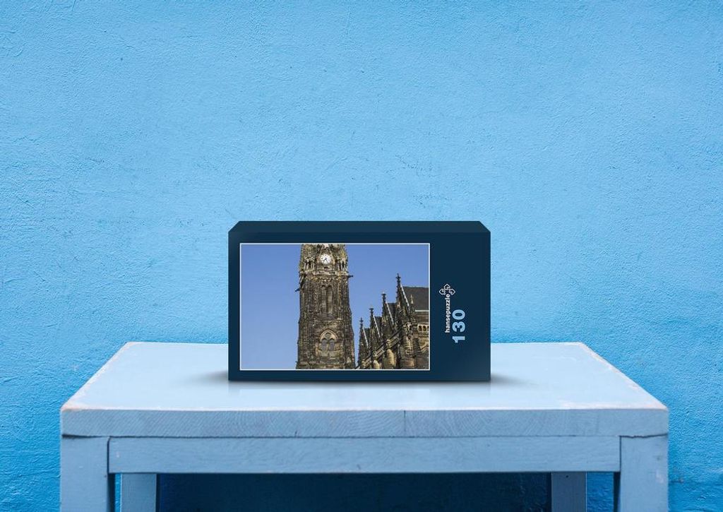 hansepuzzle 66096 - Kirchturm Puzzle, 130 Teile, Religion, 28,7 x 20,0cm mit hochwertiger Aufbewahrung, Kartonbox und wiederverschließbarem Beutel