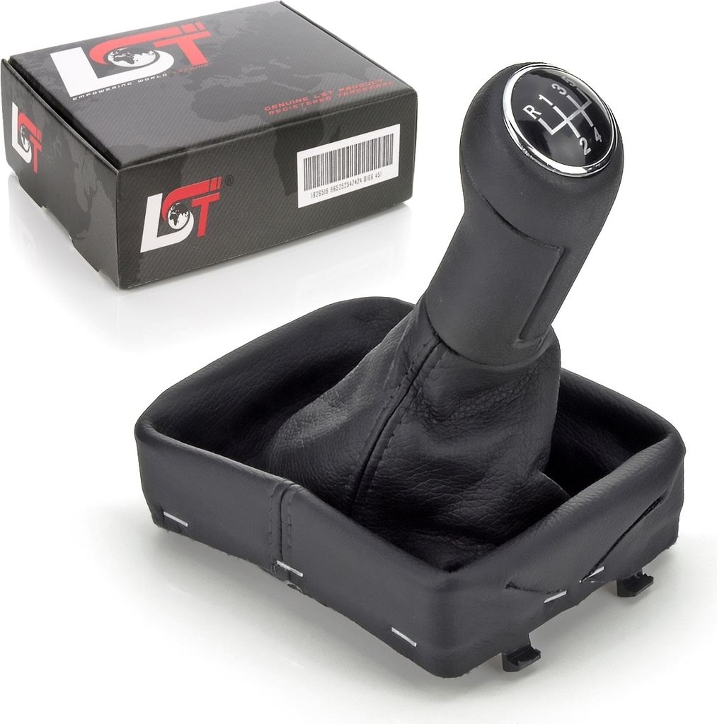 Schaltknauf Schalthebel Schwarz/Chrom Für Vw Polo 9N_ 6Q1711113G
