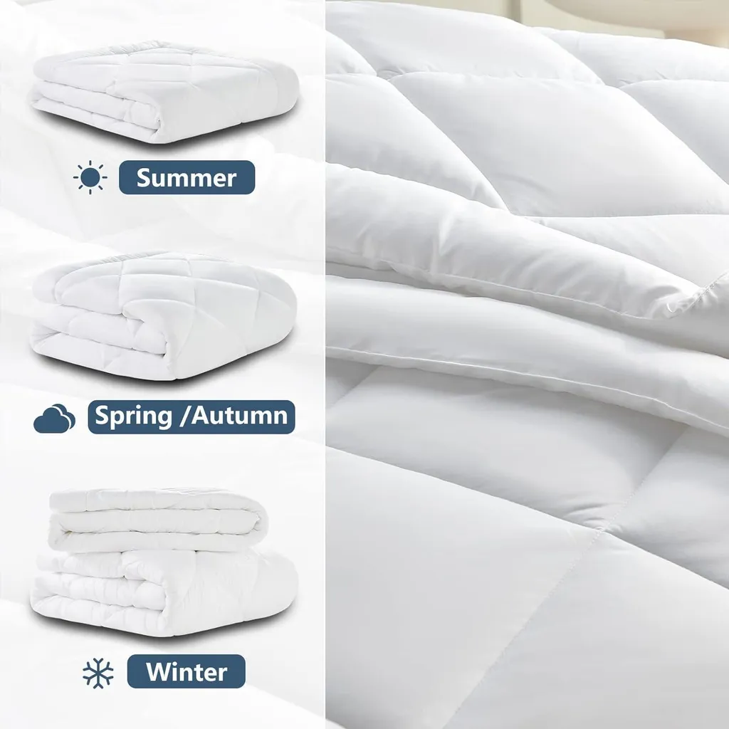 Couette 135x200 4 Saisons Anti-Froid : Solution Durable Contre l'Humidité - 4