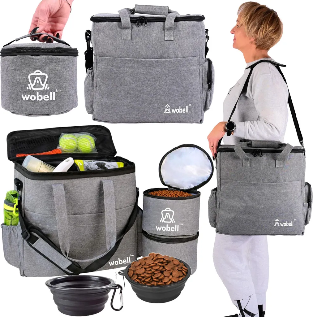 Borsa da viaggio per cibo per gatti