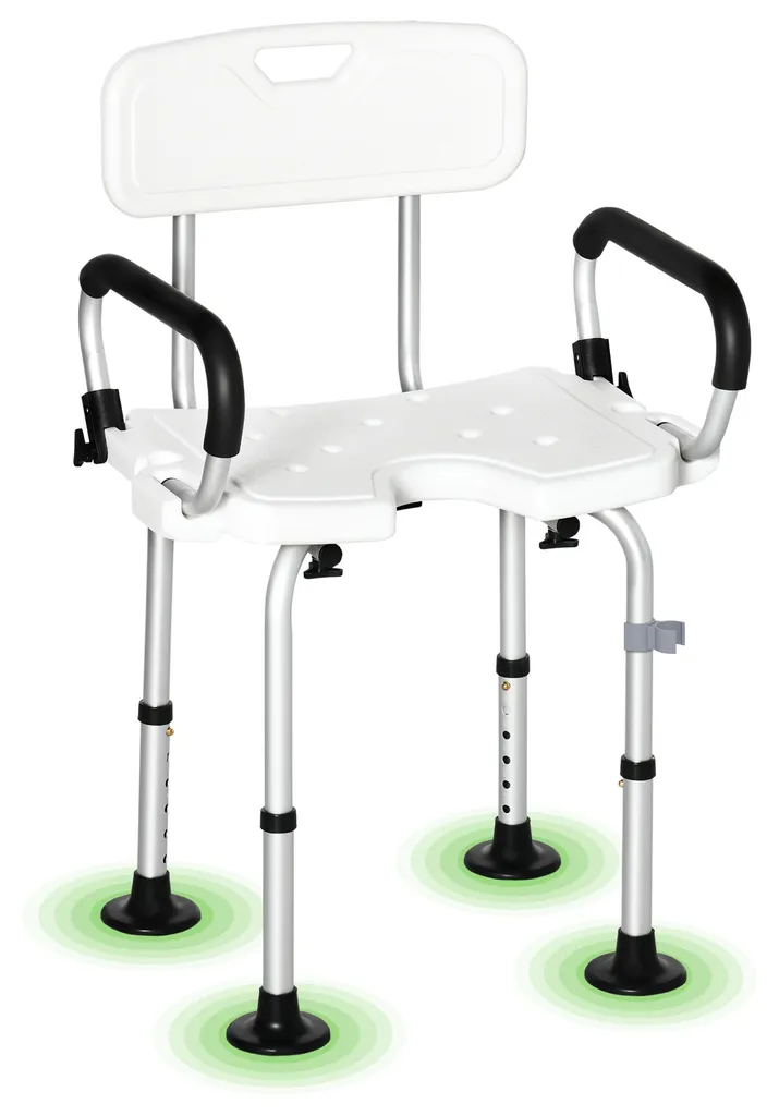 Chaise de douche sécurisée : finies les glissades pour PMR et seniors - 120kg