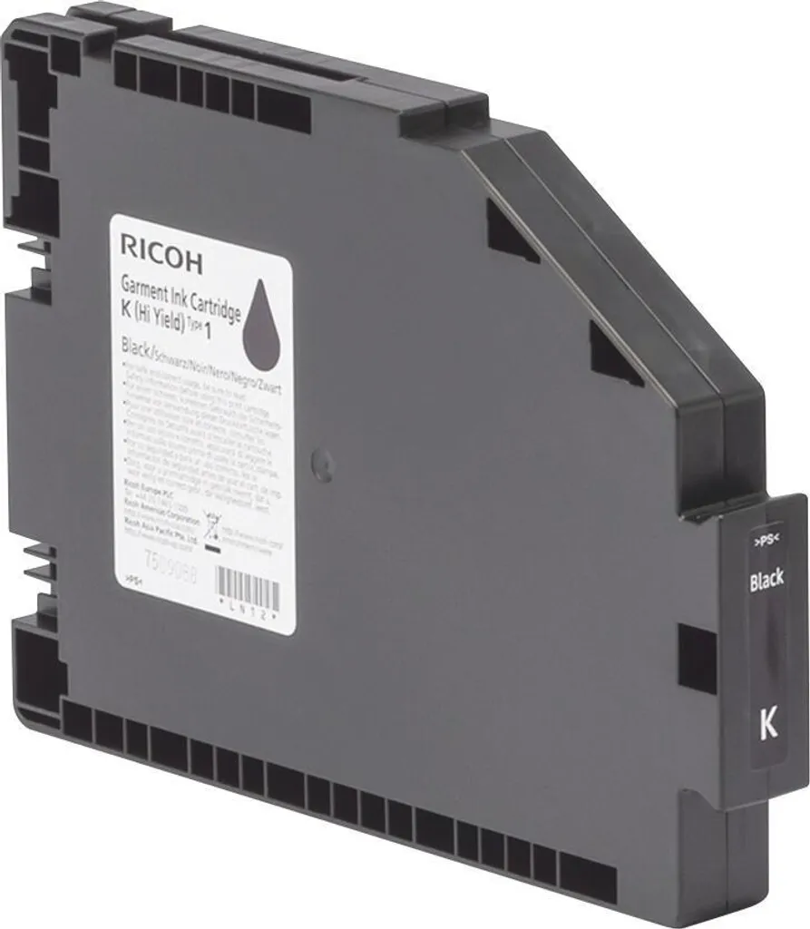 Inchiostro originale Ricoh (DTG) tipo 100, 257059, nero, 600s, 140ml