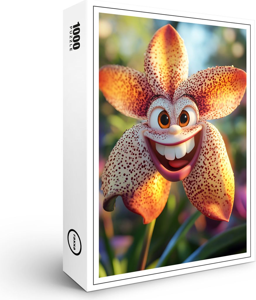 raxxa Premium-Puzzle "Orchidee", 1000 Teile