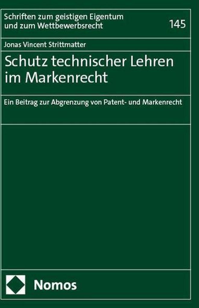 Schutz technischer Lehren im Markenrecht
