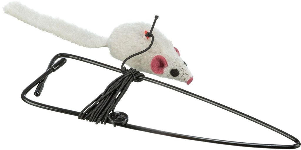 TRIXIE Maus für Türrahmen, Plüsch, 8 cm / 190 cm Produktbild 