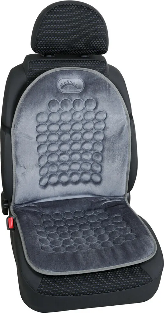 Cuscino magnetico per schienale massaggiante in grigio velluto