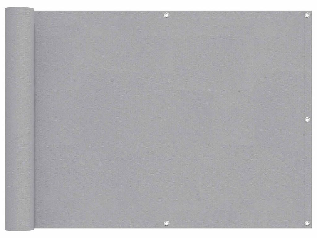 vidaXL Balkonsichtschutz Hellgrau 75 x 200 cm