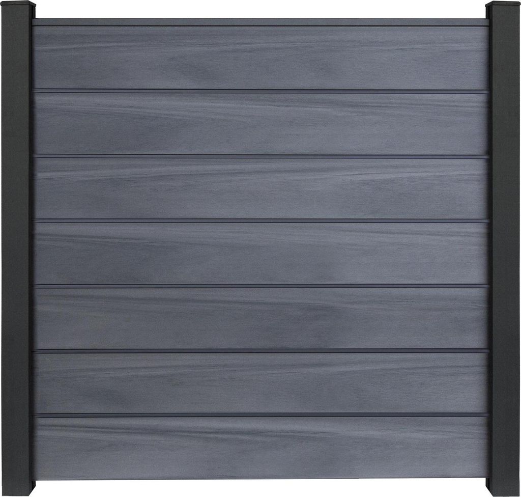 GroJa Solid Grande BPC Stecksystem Bausatz Premium Steingrau co-extrudiert