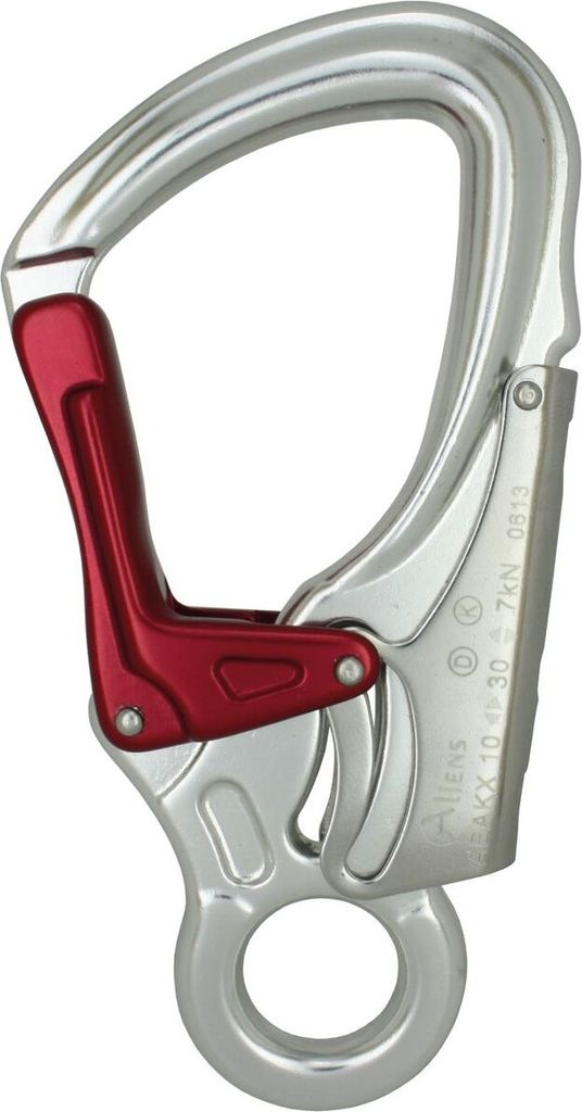 ALIENS - Alu Einhandkarabiner SNAP HOOK DOUBLE LOCKING