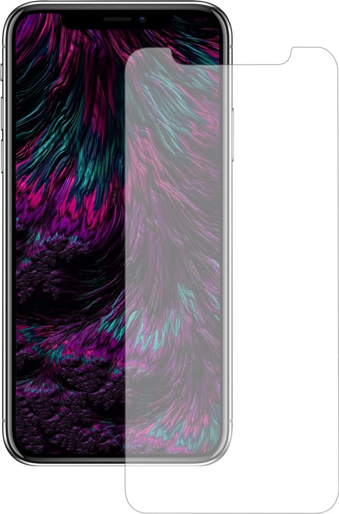 KOMA Gehärtetes Schutzglas für iPhone 12 Mini, Rundheit 2,5 D, Härte 9H