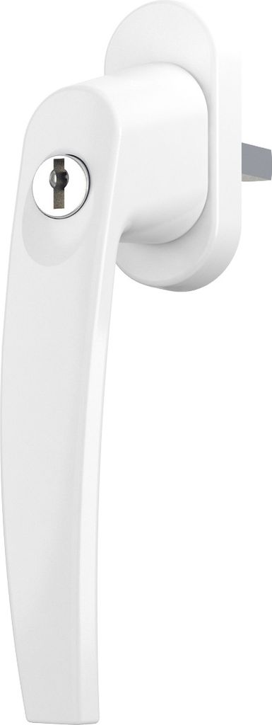 Fenstergriff Rasterolive abschliessbar Kinderschutz Fensterklinke Weiß RAL9016